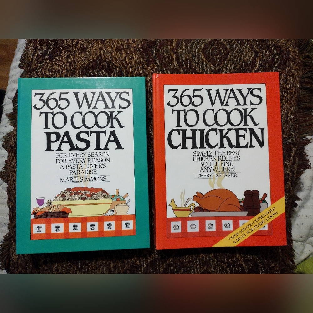 365 Ways to Cook Pasta and Chicken Books